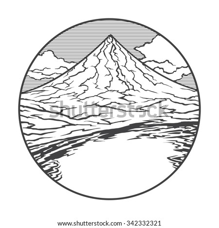 Luxury 30 of Mayon Volcano Clipart Black And White