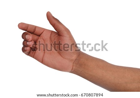 Black Hand Virtual Smartphone Isolated On Stock Photo (Royalty Free - 450x316 - jpeg African American Holding Hands In Black And White