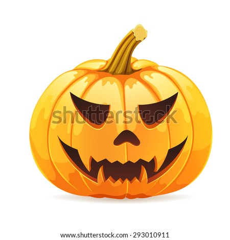 stock vector pumpkin a vampire for halloween eps 293010911