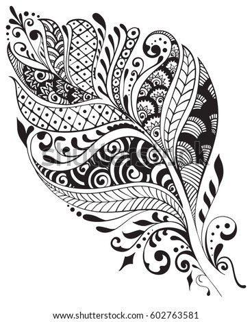 Download Henna Feather Stock Images, Royalty-Free Images & Vectors ...