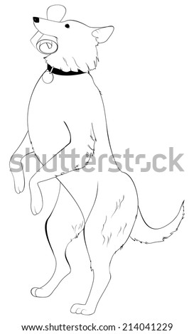 Vector Chihuahua On Sitting Pose Stock Vector 155804543 - Shutterstock