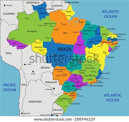 Vector Illustration New 2011 Africa Map Stock Vector 260023379 ...