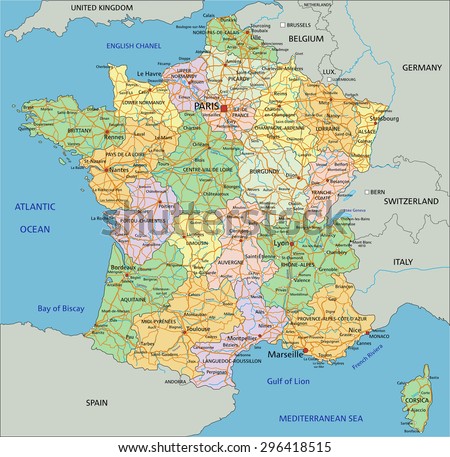 France Map Stock Photos, Images, & Pictures | Shutterstock