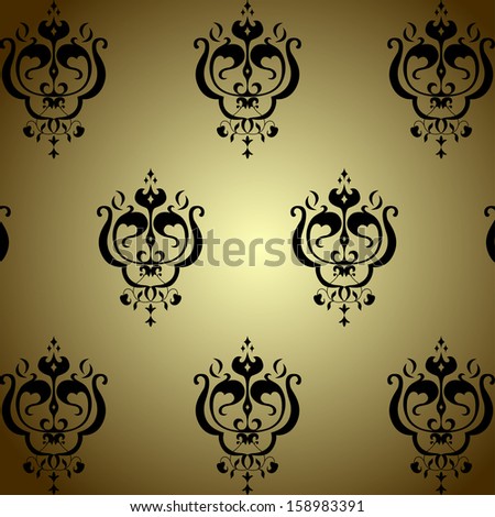 Vector Heraldic Illustration Vintage Style Shield Stock Vector