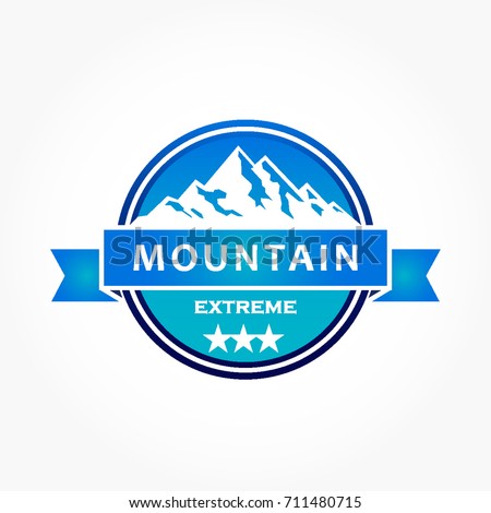 Everest White Mountain Vector Mount Everest Stock Vector 695597623