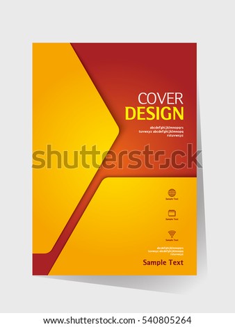 book cover design template