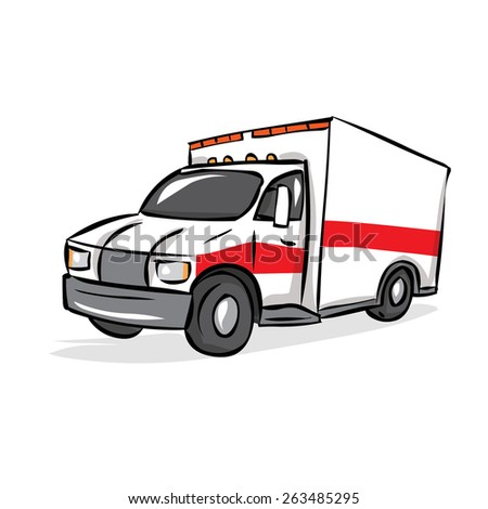 Ambulance Emergency Paramedic Car Vector Modern Stock Vector 408293287 ...