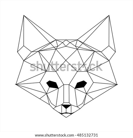 Cat Low Polygon Linear Vector Illustration Stock Vector 263815712 ...