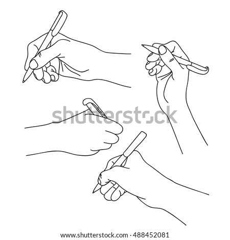 Hand Holding Pen Stock Images, Royalty-Free Images & Vectors | Shutterstock