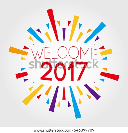 Welcome Banner Hanging Ball Style Vector Stock Vector 