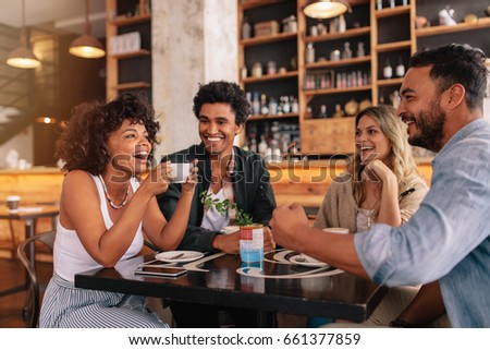 Portrait Young African Woman Drinking Coffee Stock Photo 394098637 ...