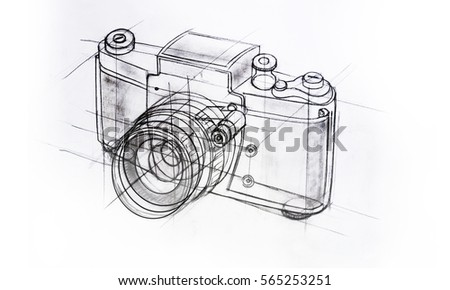  Camera Drawing Stock Images Royalty-Free Images Vectors Shutterstock
