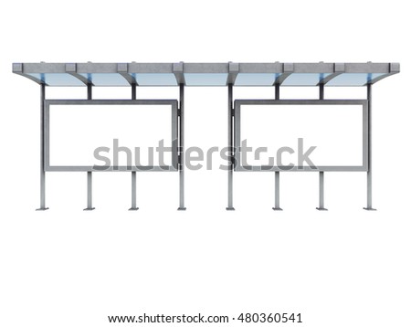 logo mockup in 3d reception Steel Isolated Photo White Stock On Railing Stainless