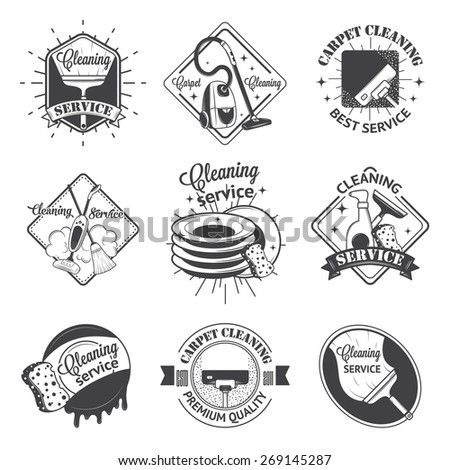 Pin by Lauren Williams on Labels | Vintage logo, Cleaning logo, Set vintage