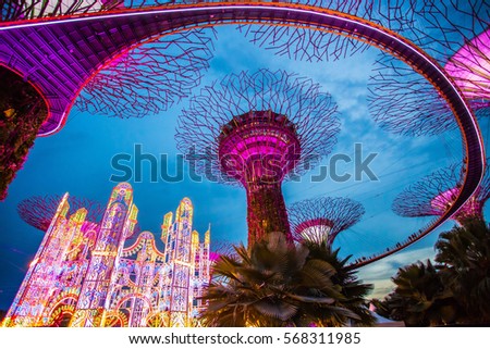 Garden By The Bay Night gardensthe bay stock images, royalty-free images & vectors Garden By The Bay Night gardensthe bay stock images, royalty-free images & vectors