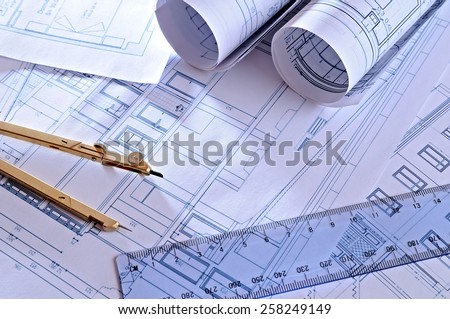 Architectural Plans architectural floor plans Architectural Plans Of A Dwelling With Blue Tint Top View Architectural Plans the basics how to read architectural plans Architectural Plans Of A Dwelling With Blue Tint Top View