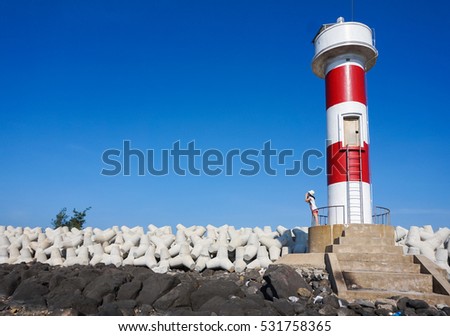 Ly Son Island lighthouse,Quang Ngai,Viet Nam 7/2014