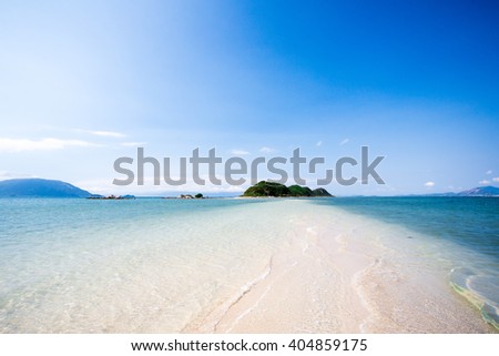 Peaceful beach in heaven Nha Trang, VietNam