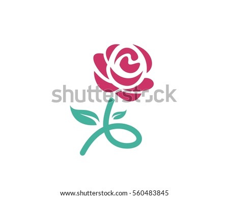 Rose Logo Stock Images, Royalty-Free Images & Vectors | Shutterstock