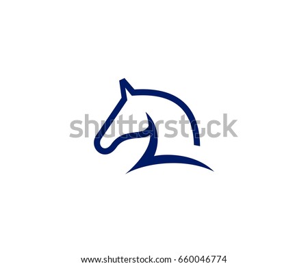 Horse Logo Stock Vector 660046774 - Shutterstock