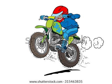 Motocross Vector Stock Photos, Images, & Pictures | Shutterstock