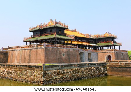 Entrance gate, Forbidden City, Hue,Vietnam
