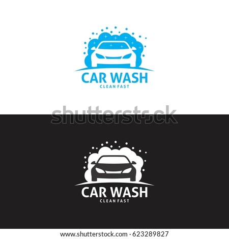 Car Wash Logo Vector em vetor stock 623289827 - Shutterstock