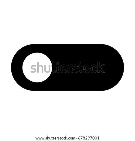 Toggle Switch Vector Icon On Off Stock Vector 304566155 - Shutterstock