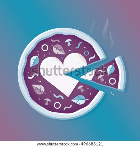 Download Human Hand Abstract Torch Lightning Heart Stock Vector ...