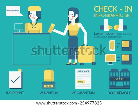 Check in Info graphic
