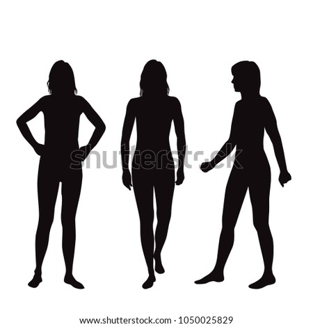 Female Body Silhouette Stock Images, Royalty-Free Images & Vectors ...