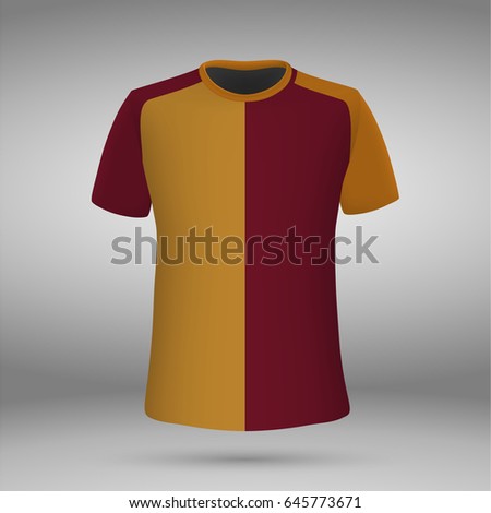 Football Kit Ajax Tshirt Template Soccer Stock Vector ...