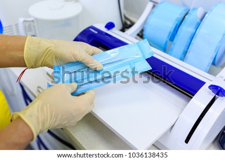 sterilization instruments sterile medical packaging equipment use shutterstock tools