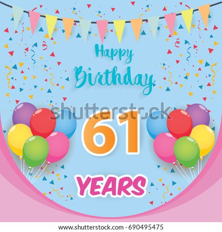 61 Birthday Stock Images, Royalty-Free Images & Vectors | Shutterstock