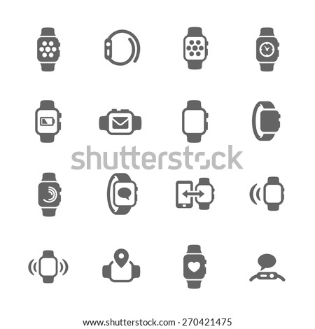 Smart Watch Icons