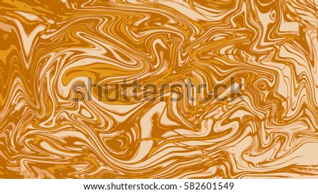 Marble texture background. caramel background with waves. vector illustration