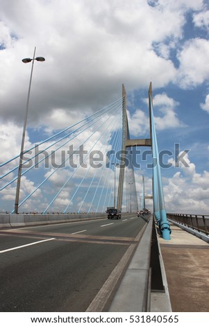 My Thuan Bridge, Vinh Long Province, Vietnam