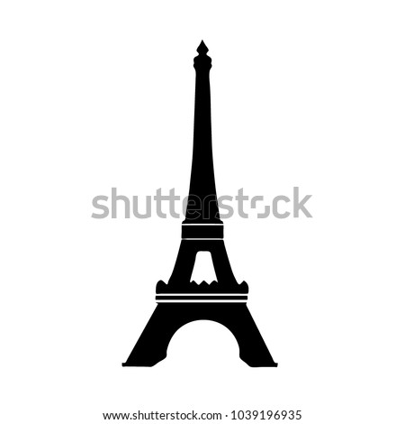 Eiffel Tower Silhouette Stock Images, Royalty-Free Images & Vectors