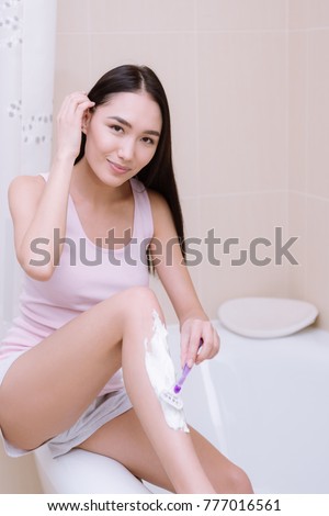 Asian girls bathroom