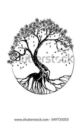 Trees Sets Sillouete Stock Vector 549735097 - Shutterstock