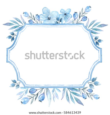 Hand Painted Ornament Wedding Frame Vector Hand Painted Ornament Wedding Frame Vector