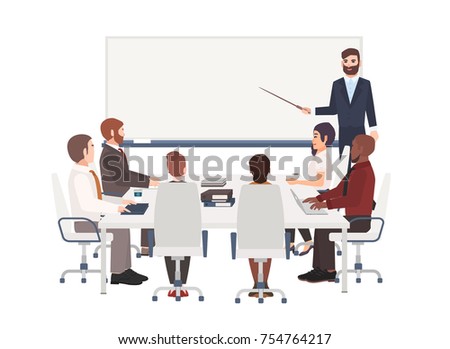 Group Cartoon People Dressed Smart Clothing Stock Vector 754764217 ...