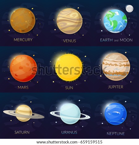 Set Planets Stock Illustration 332824793 - Shutterstock