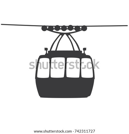 Chairlift Icon Vector Illustration Design Winter Stock Vector ... Chairlift Icon Vector Illustration Design Winter Stock Vector ...