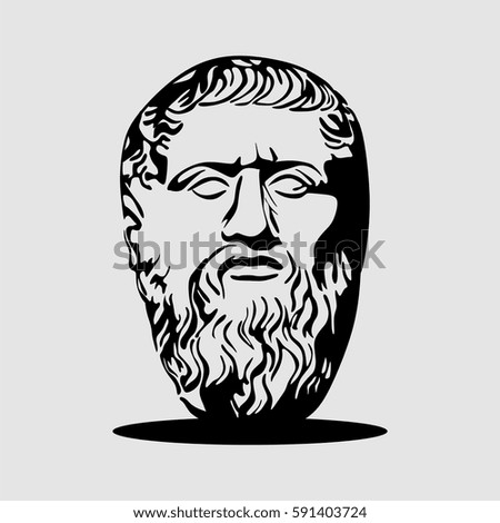 Plato stone vector art