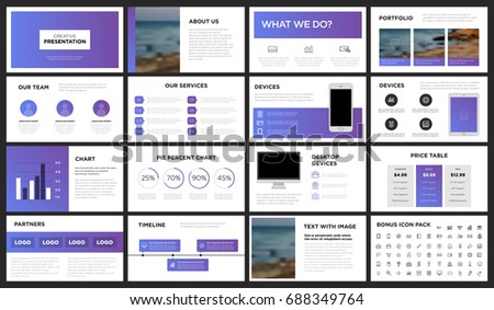 modern purple blue presentation template you stock vector modern purple blue presentation template you stock vector, Presentation templates