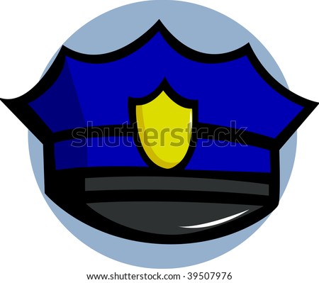 Police Hat Stock Vector 2870049 - Shutterstock