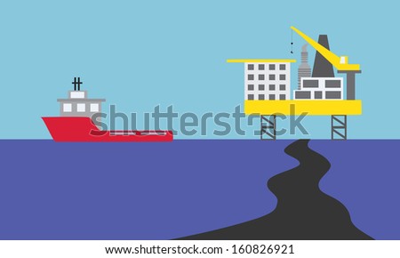 Oil Spill Ocean Stock Vectors & Vector Clip Art | Shutterstock