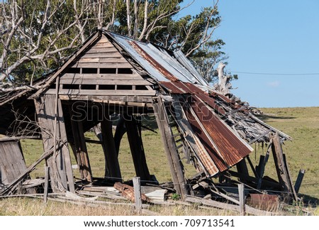 old wooden sheet metal barn leaning stock photo royalty free sheet metal barn