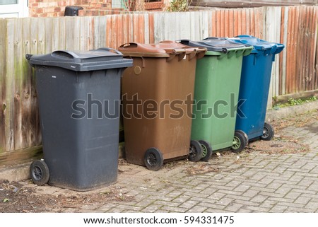 Black Wheelie Bin Stock Images, Royalty-Free Images & Vectors ...